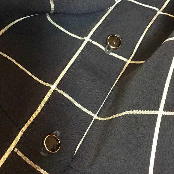 Maggy London blue and white shirt dress size 12 - Picture 9 of 9